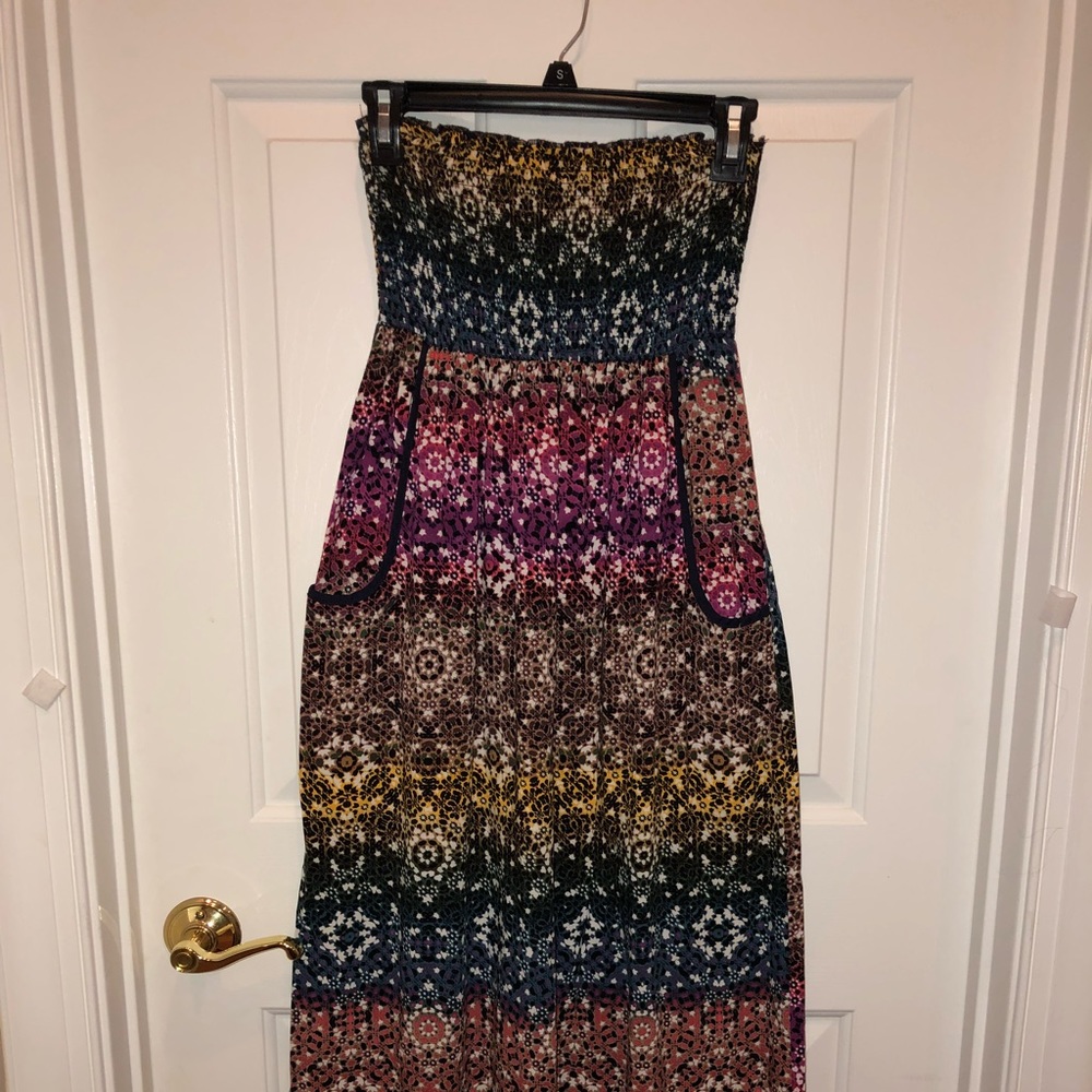 Strapless Maxi Dress